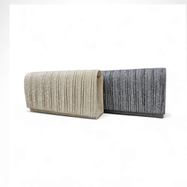 zlatna glitter torbica