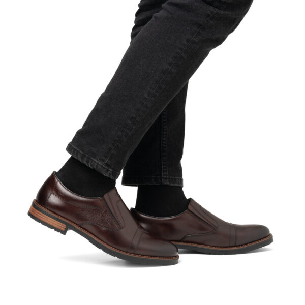 muške elegantne cipele za odijelo smeđe mokasinke