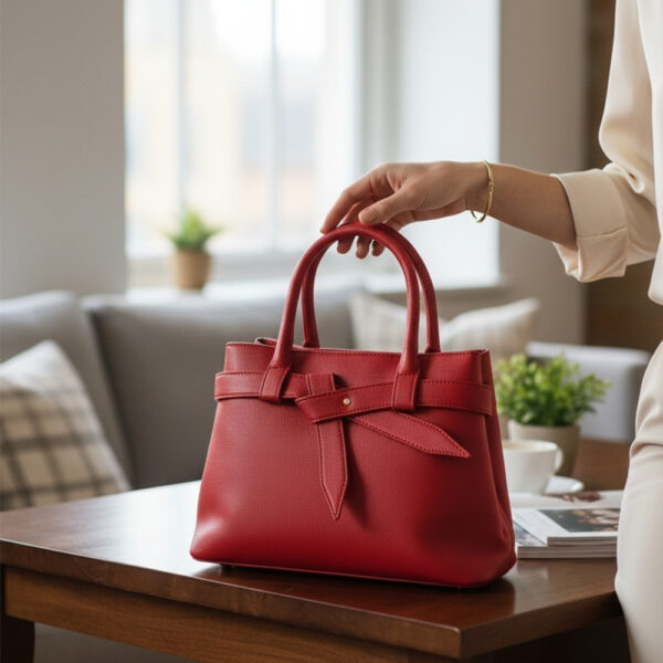 mala crvena kocka torbica