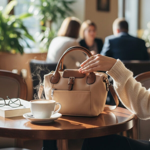 mala puder roza torbica duple rucke