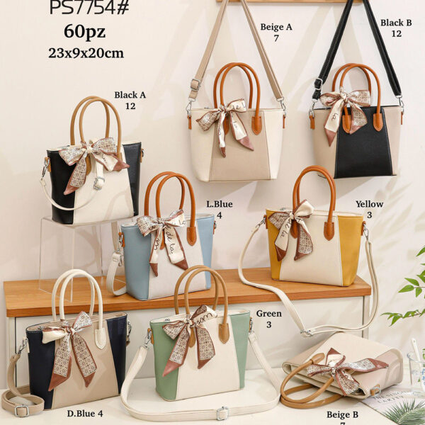 ženske male kocka torbe trobojne