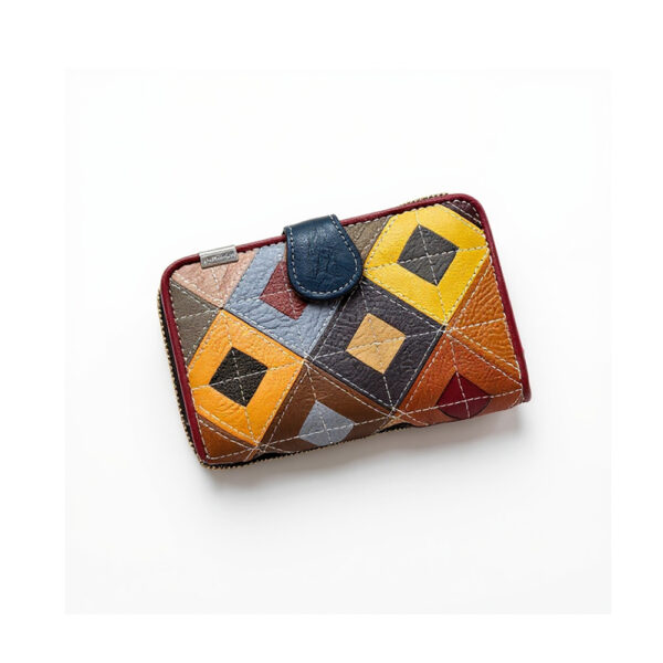 ženski kožni vočanik rombovi kopčanje