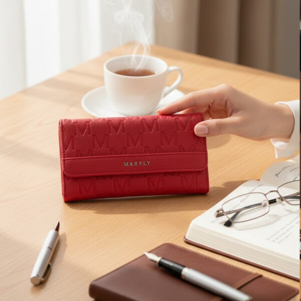 ženski novčanik crveni