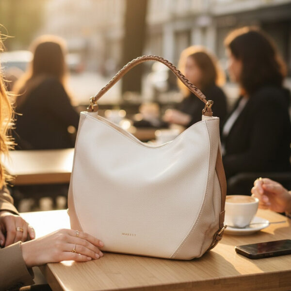 ženska bež velika torba
