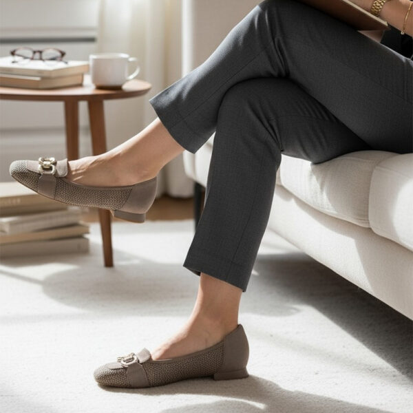 Caprice ženske smeđe balerinke udobne elegantne cipele