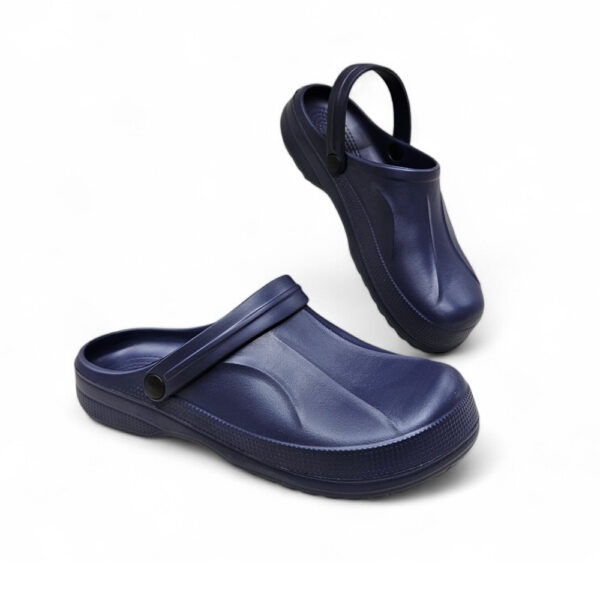 Muške plave EVA natikače clog stil bez rupica s remenom