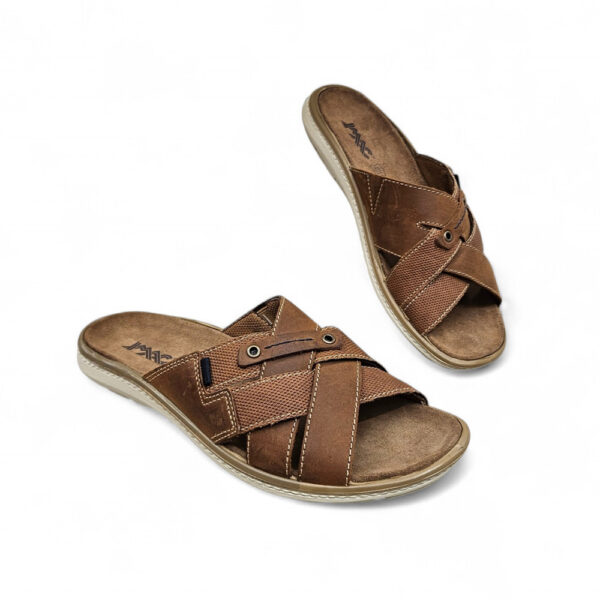 muske kozne natikace imac konjak smeda krizni remeni