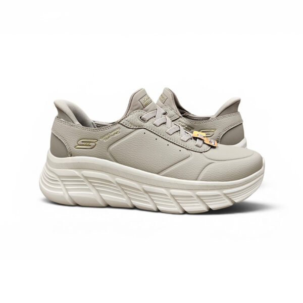 Skechers BOBS B Flex Hi Slip-ins ženske tenisice u bež boji s Hands Free Slip-ins tehnologijom i Memory Foam uloškom