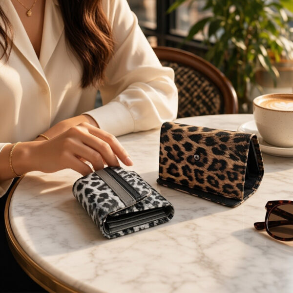 Ženski animal print novčanik leopard uzorka