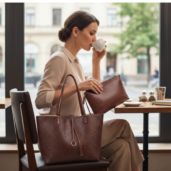 Herisson ženska shopper torba od umjetne kože u više boja